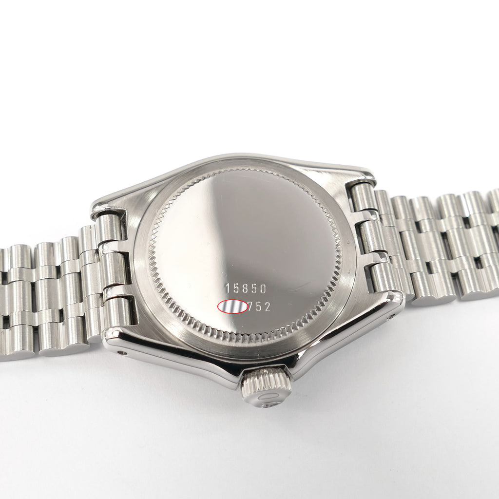Tudor Monarch II 15850 stainless steel screw down case back