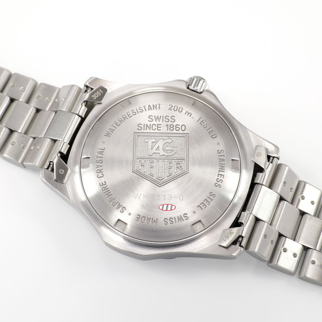 TAG Heuer 2000 WK1113-0 stainless steel screw down case back