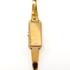Gucci G-Line 109 18k Gold Plated case back