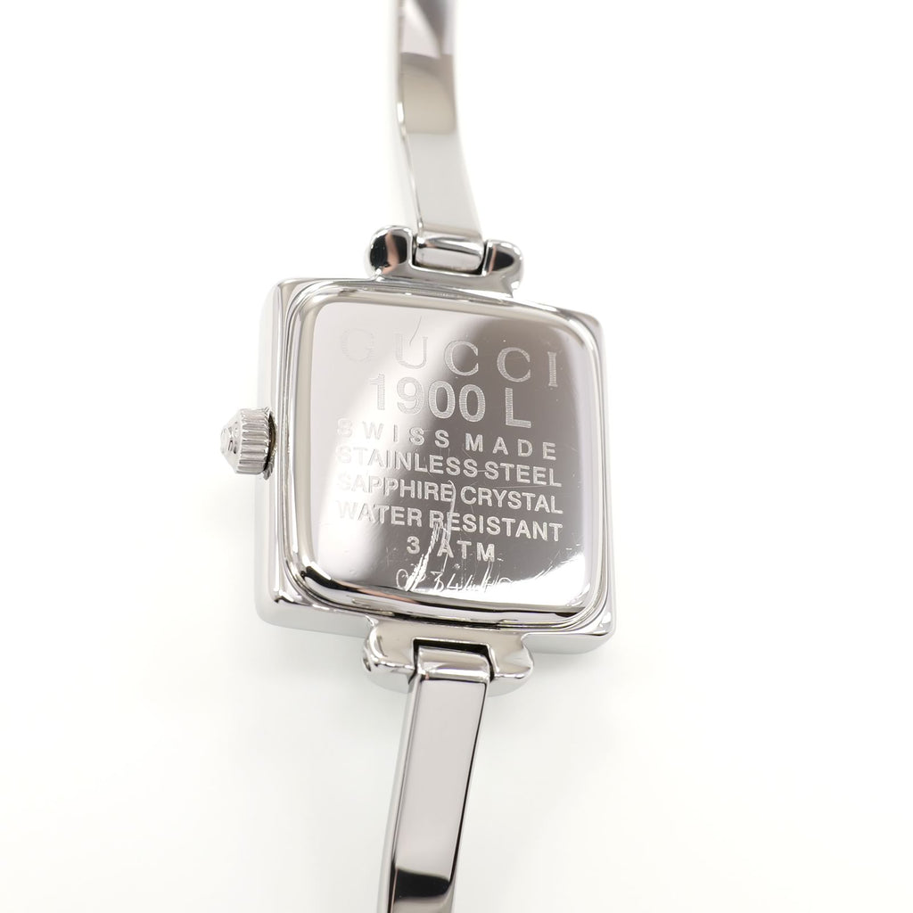 Gucci 1900L Stainless Steel case back