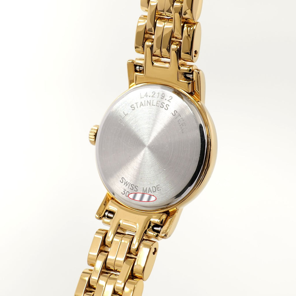 Longines Présence L4.219.2 stainless steel case back