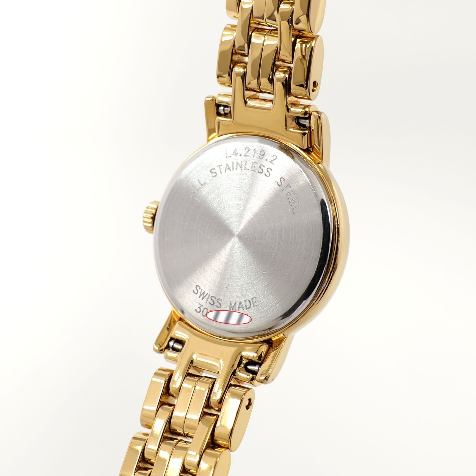 Longines Présence L4.219.2 stainless steel case back