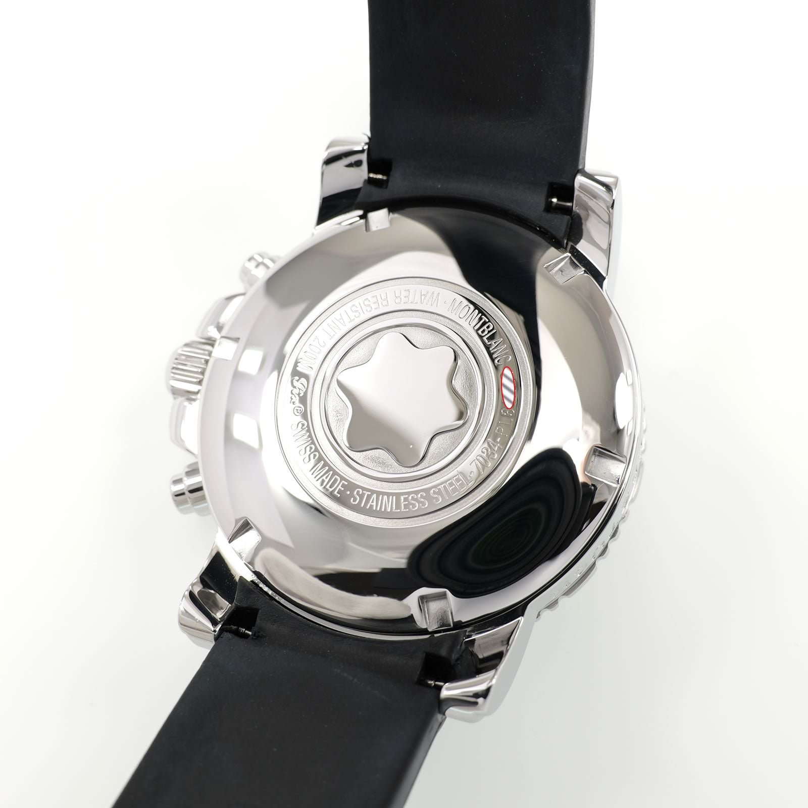 Montblanc Meisterstück 7034 stainless steel screw down case back