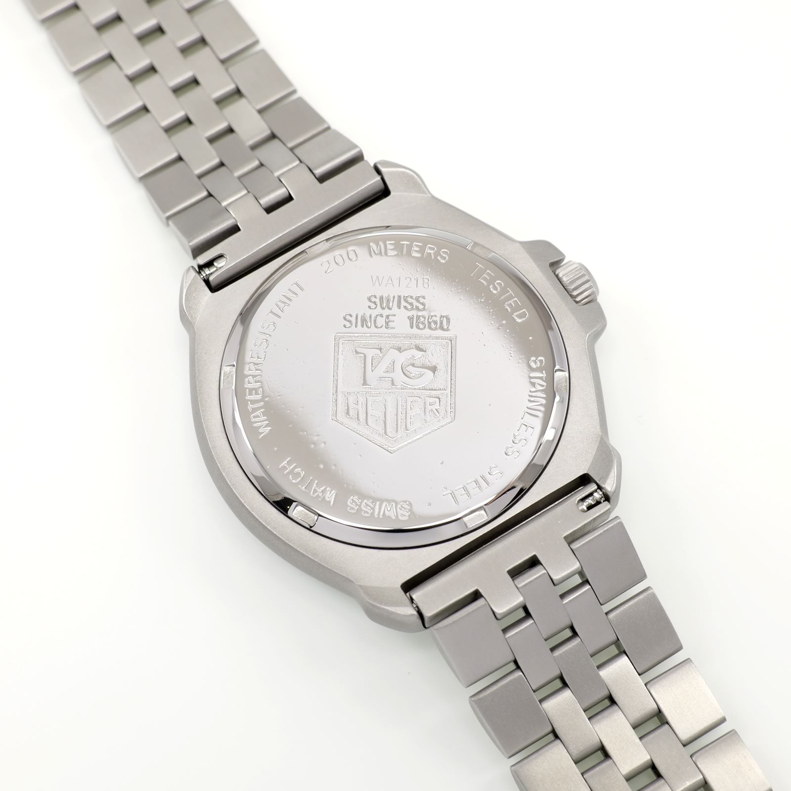 TAG Heuer Formula 1 WA1218 stainless steel screw down case back