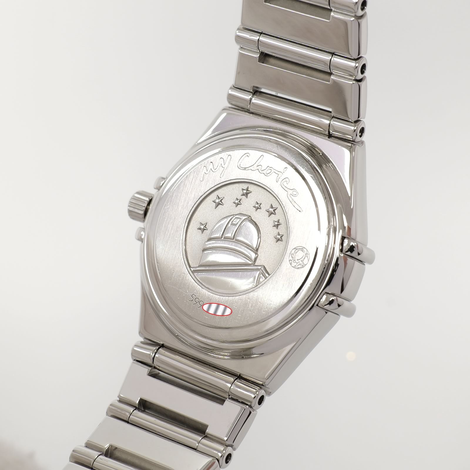 Omega Constellation 1465.71.00 stainless steel case back