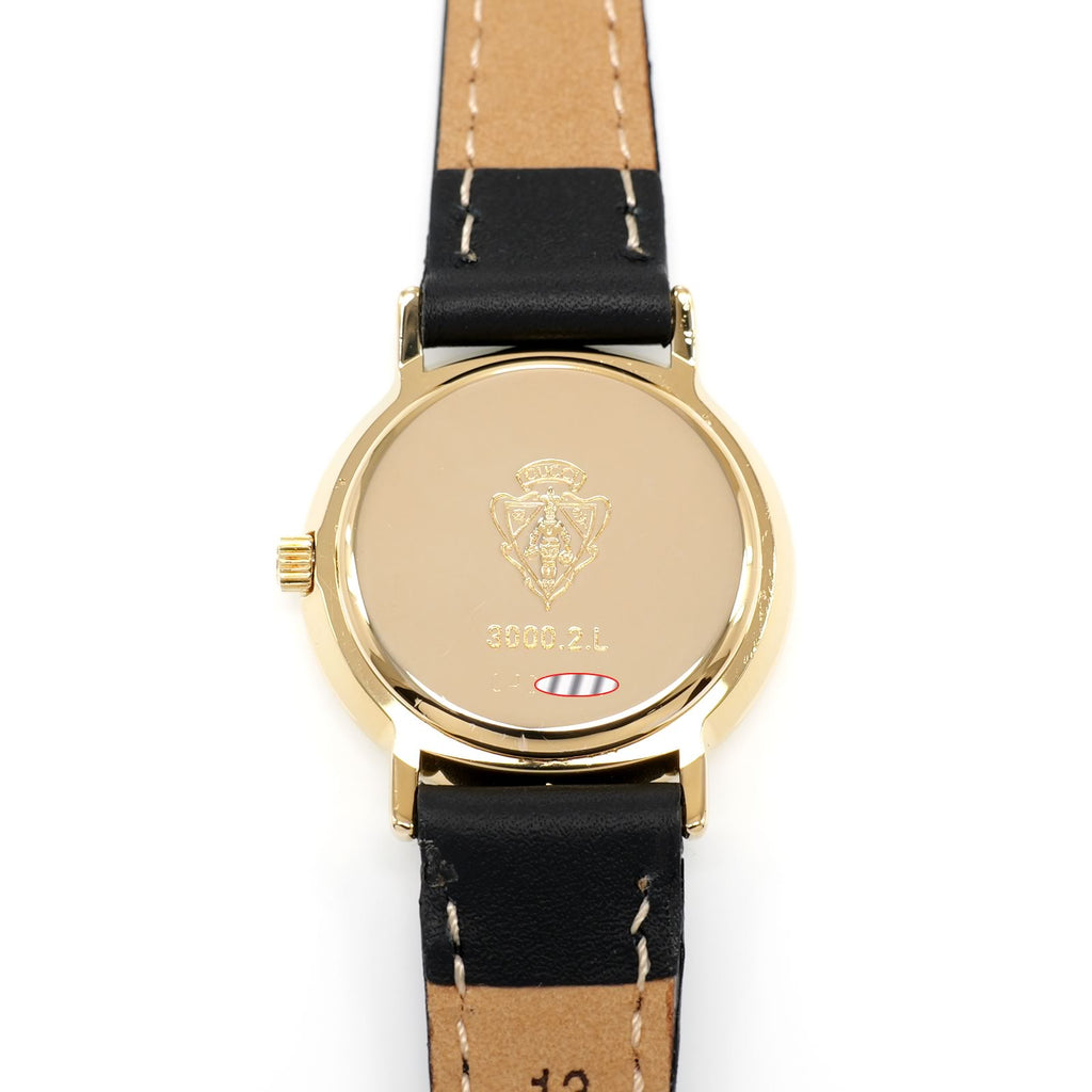 Gucci 3000L 18k Gold Plated case back