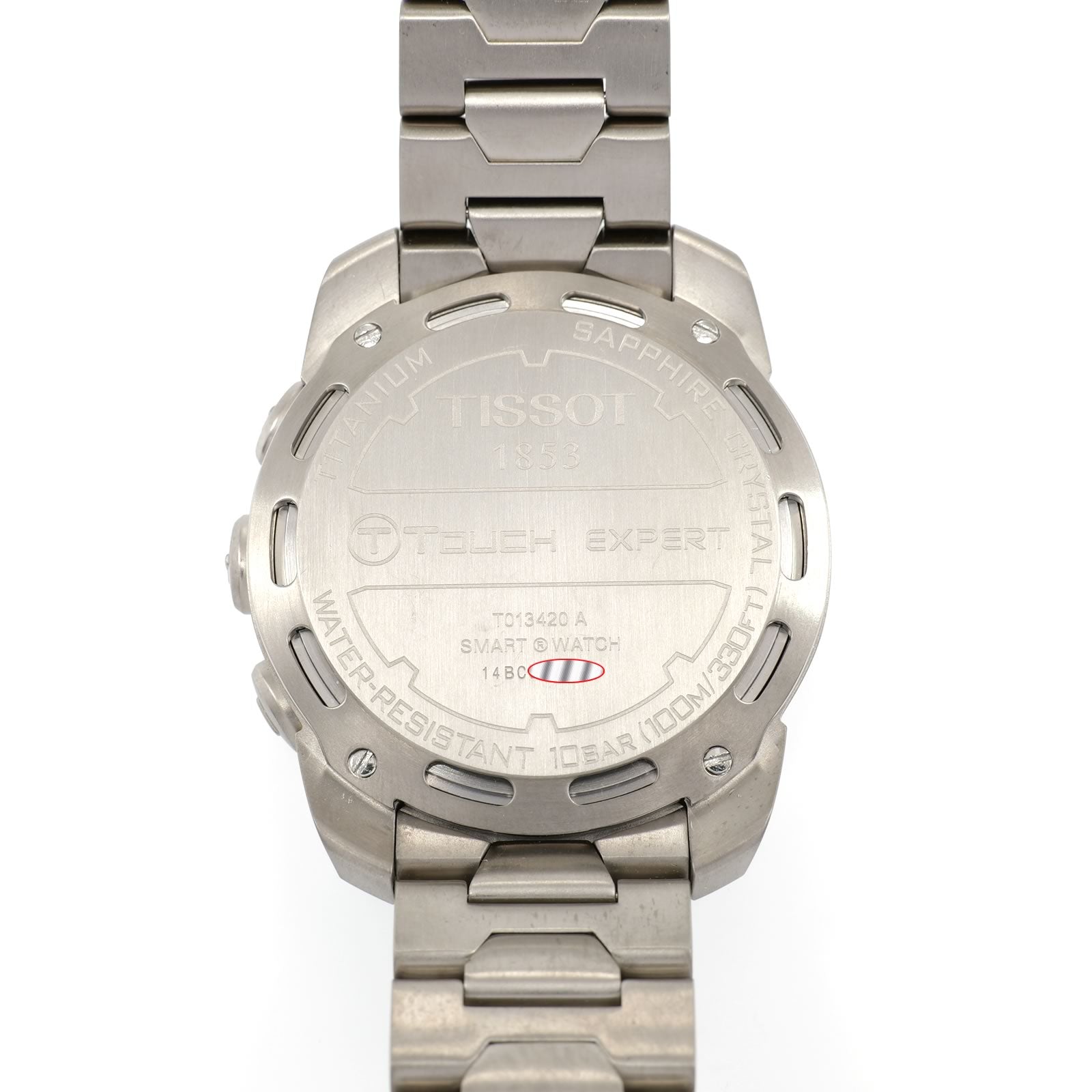 Tissot T-Touch Expert T013420A titanium case back