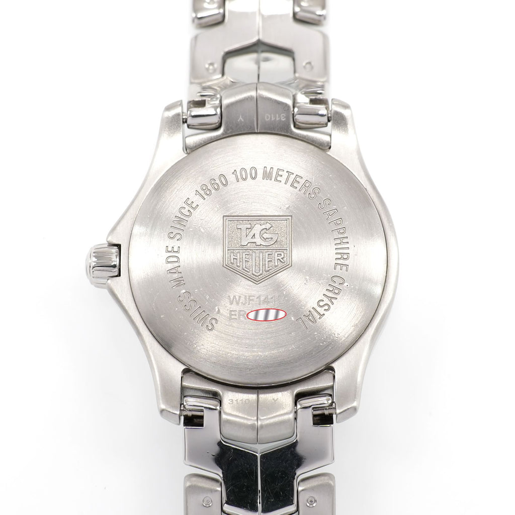 TAG Heuer Link WJF1412 stainless steel case back