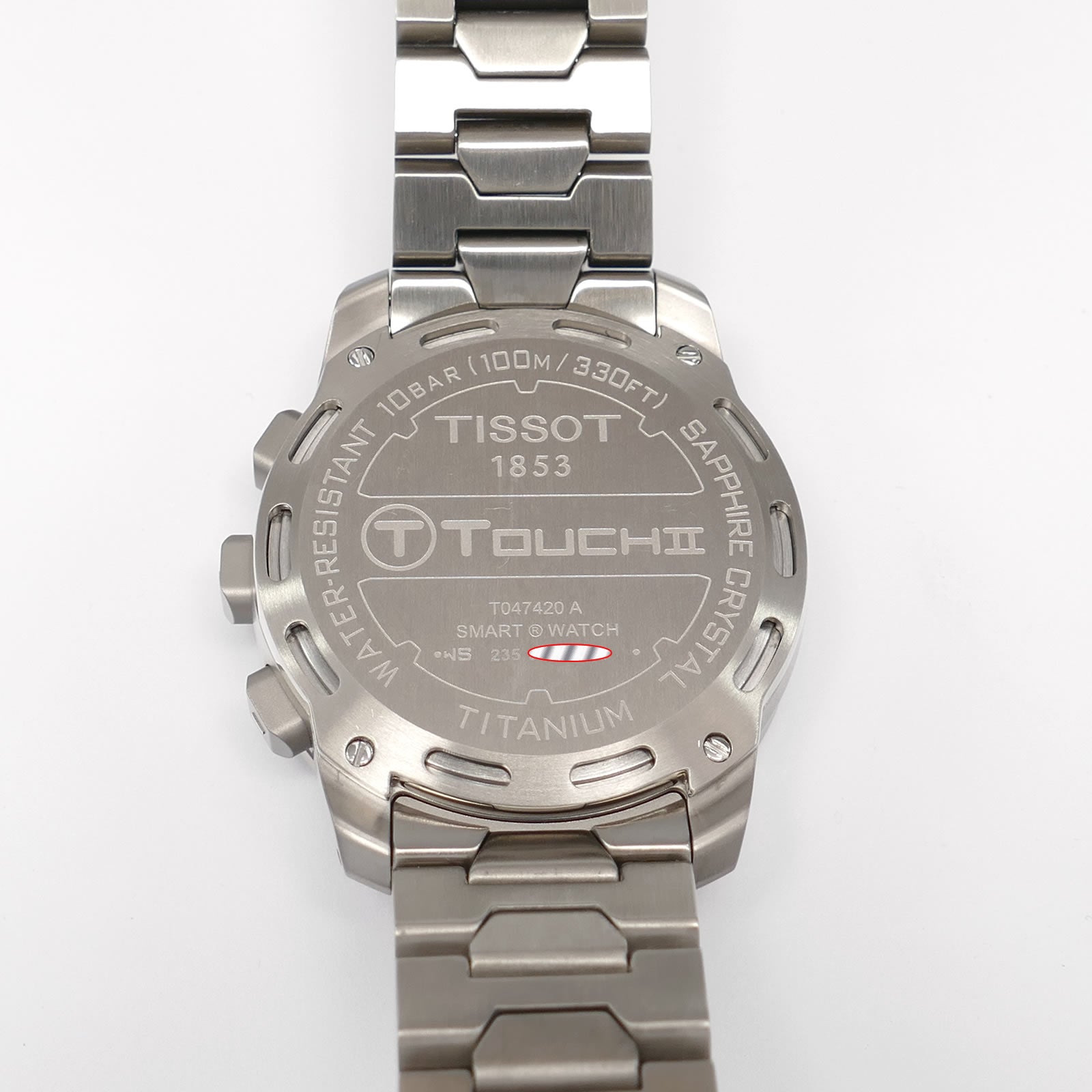 Tissot T-Touch II T047420A Titanium case back