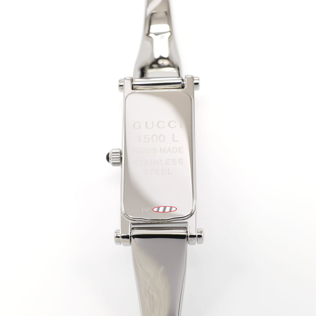 Gucci 1500L Stainless Steel case back