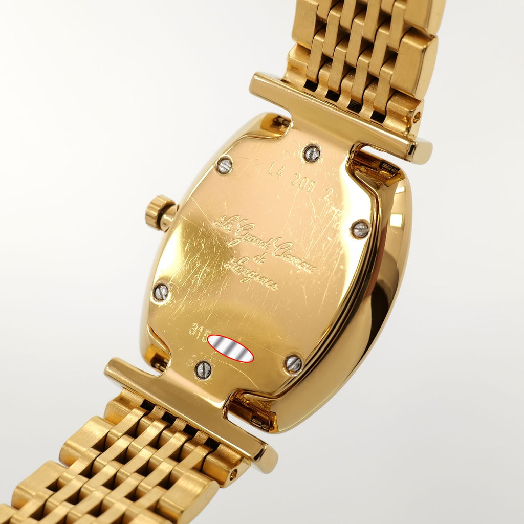 Longines La Grande Classique Gold PVD L4.205.2 case back