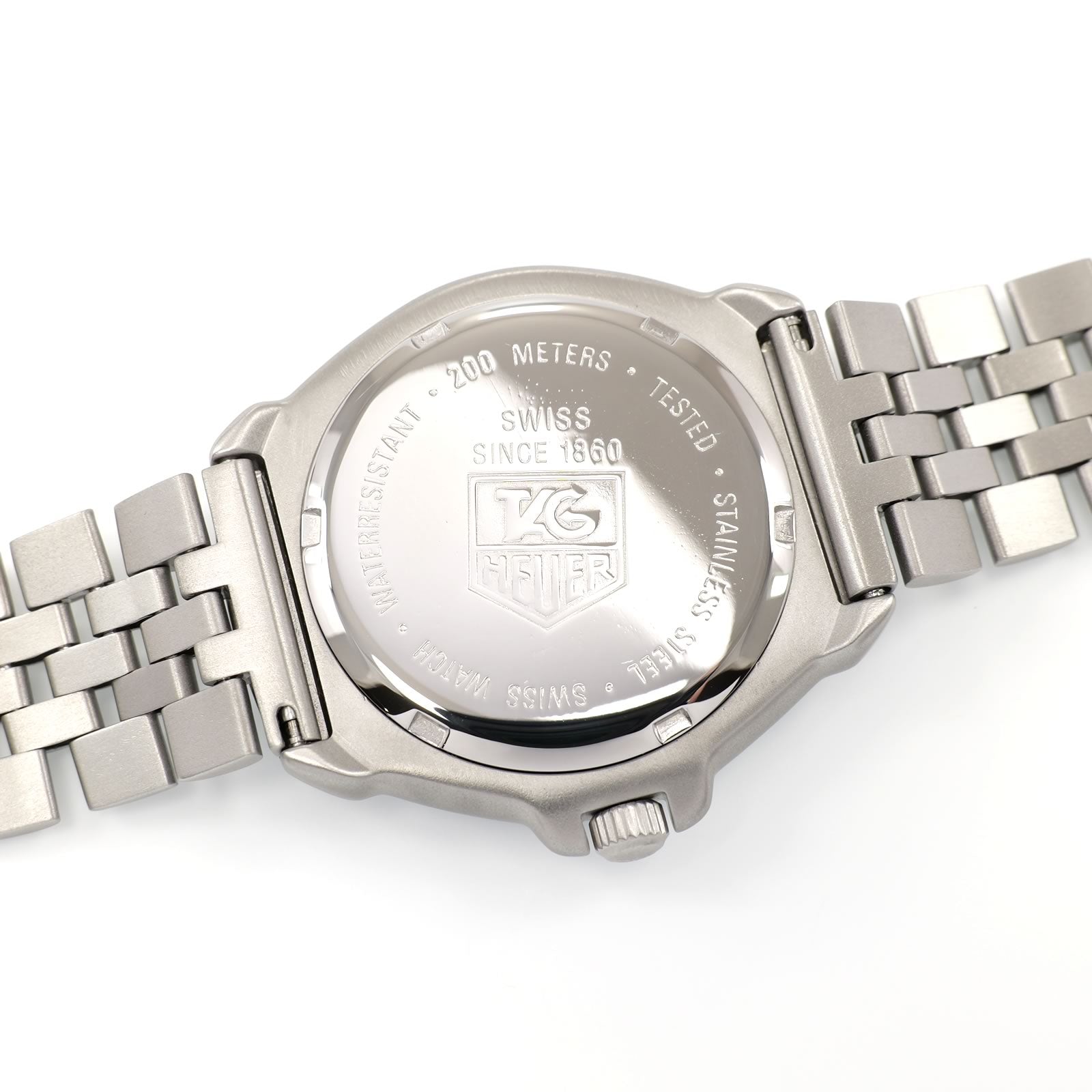 TAG Heuer Formula 1 WA1211 stainless steel screw down case back
