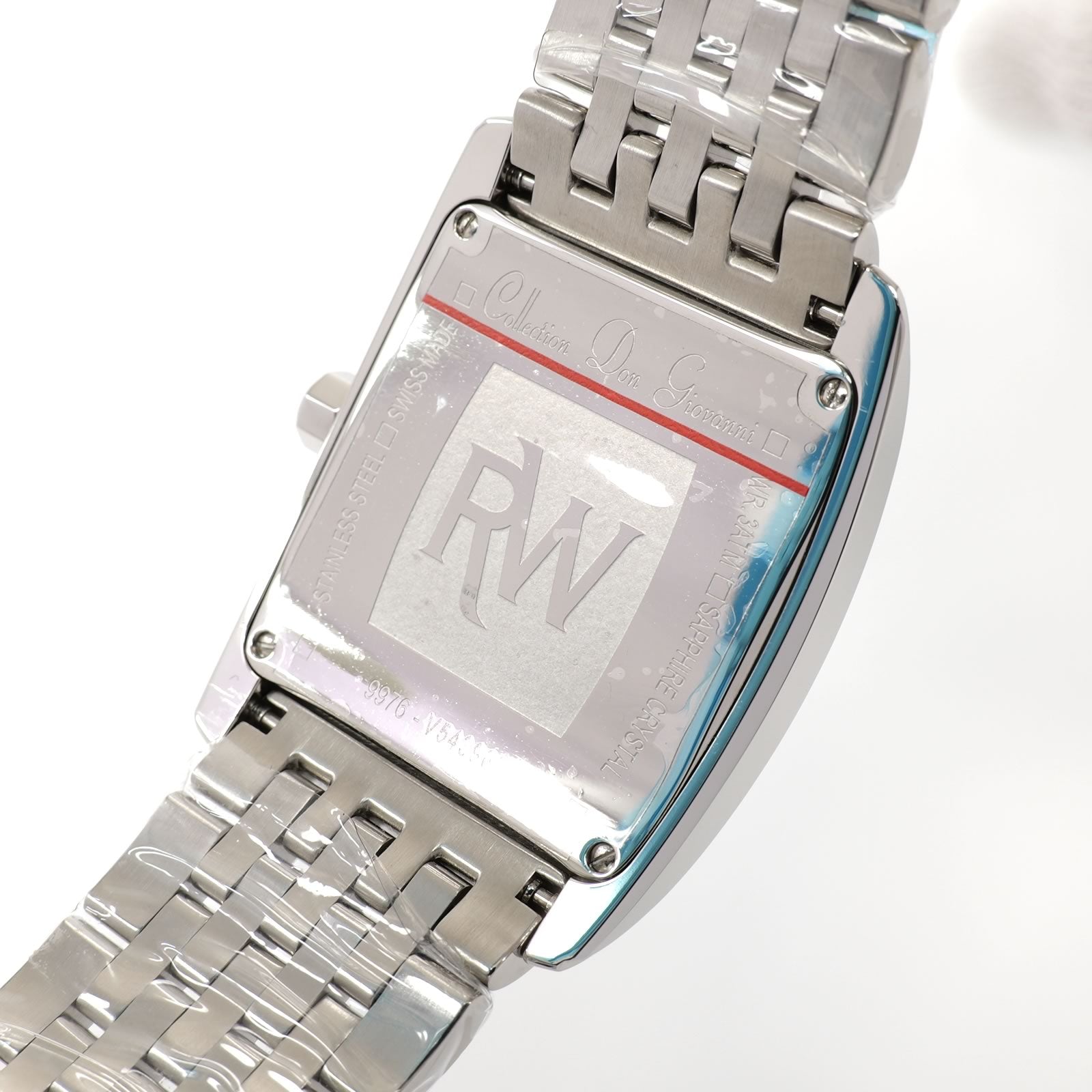 Raymond Weil Don Giovanni 9976 stainless steel case back