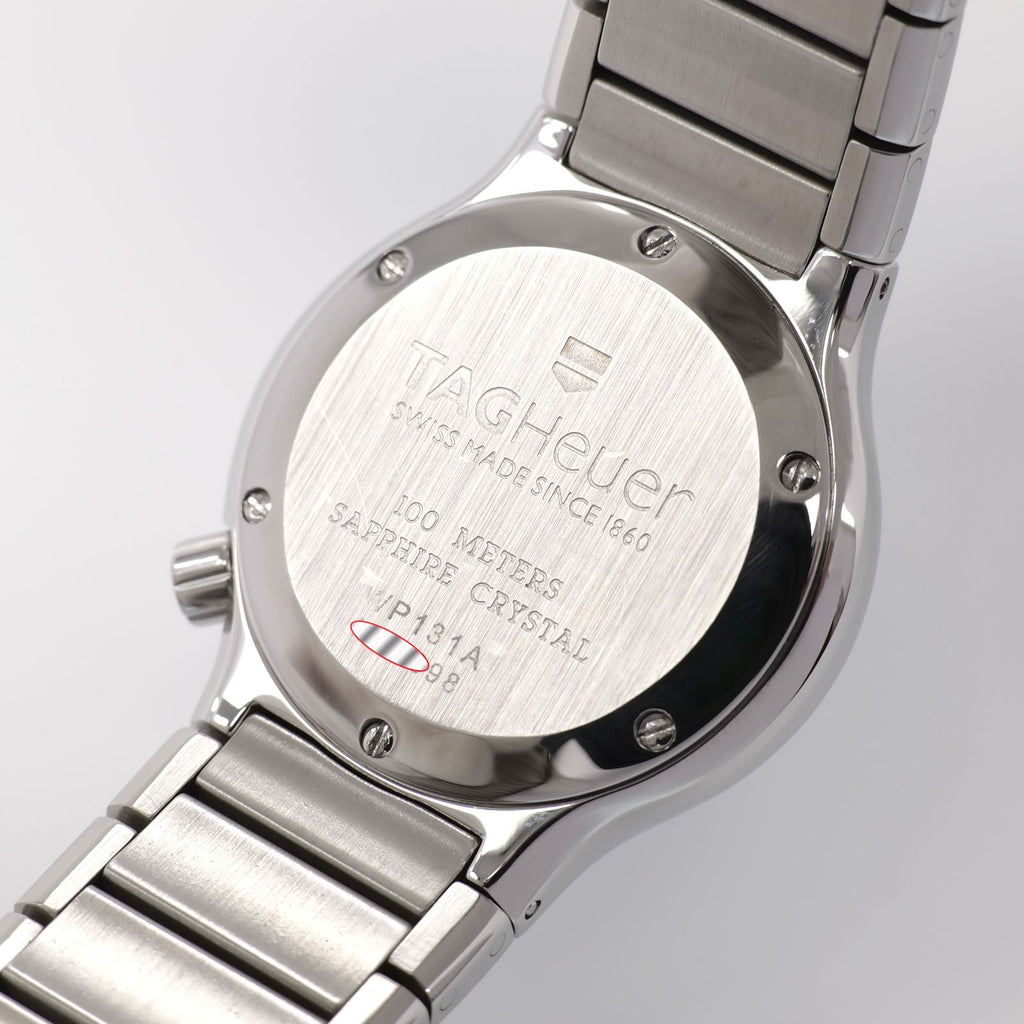 TAG Heuer Alter Ego WP131A stainless steel case back
