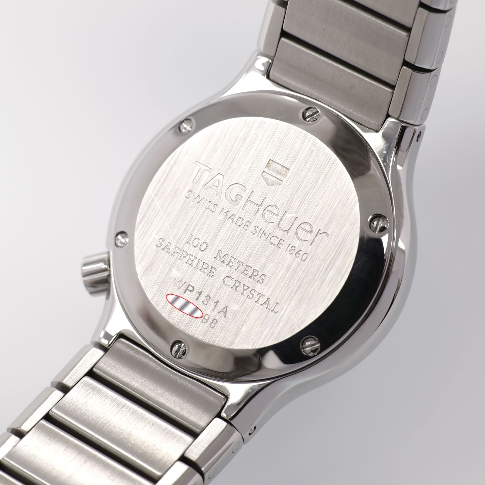 TAG Heuer Alter Ego WP131A stainless steel case back