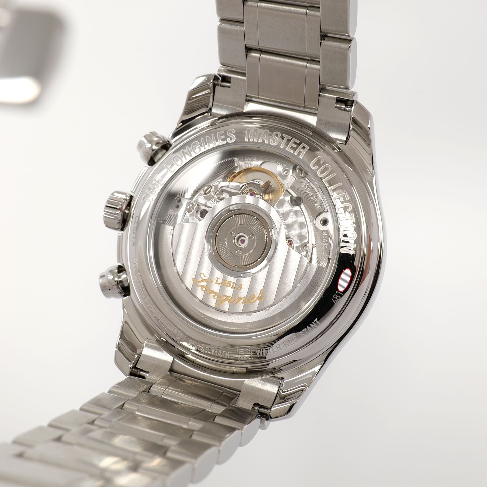 Longines Master Collection L2.629.4 exhibition case back caliber l651.3