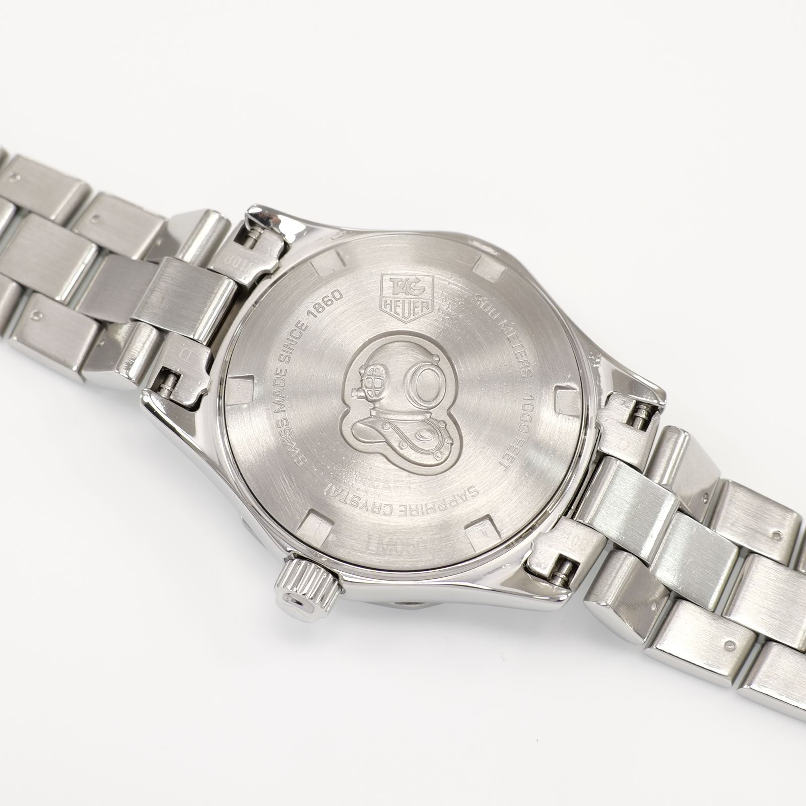 TAG Heuer Aquaracer WAF1412 stainless steel screw down case back