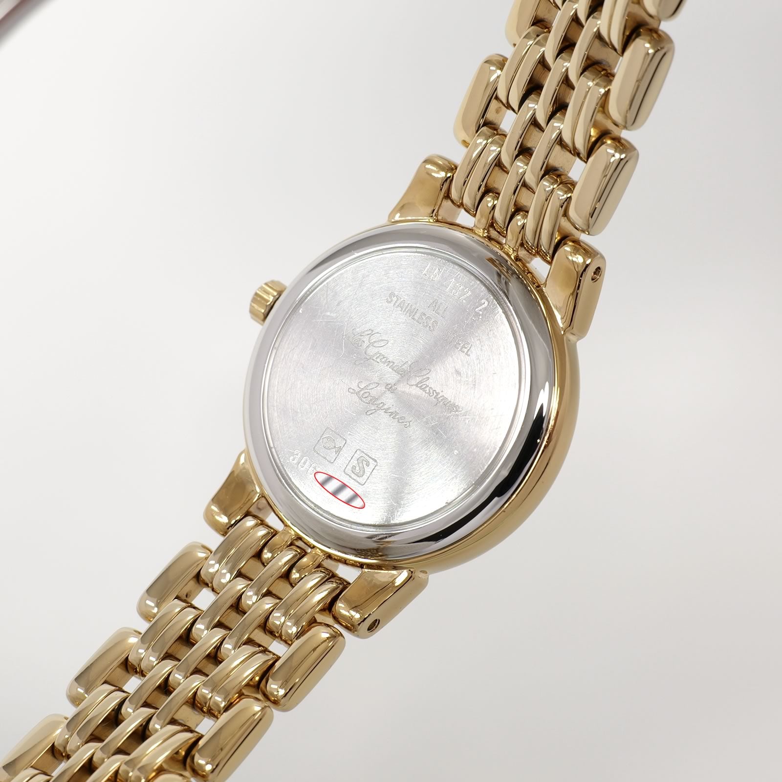 Longines La Grande Classique Elegance L5.132.2 stainless steel case back