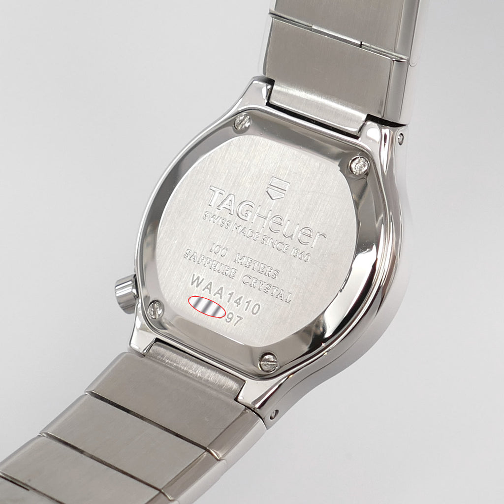 TAG Heuer Alter Ego WAA1410 Stainless Steel case back