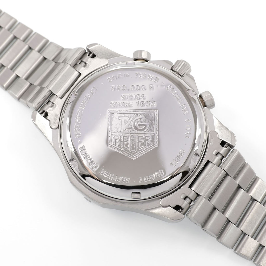 TAG Heuer 2000 Chronograph 560.206R stainless steel screw down case back