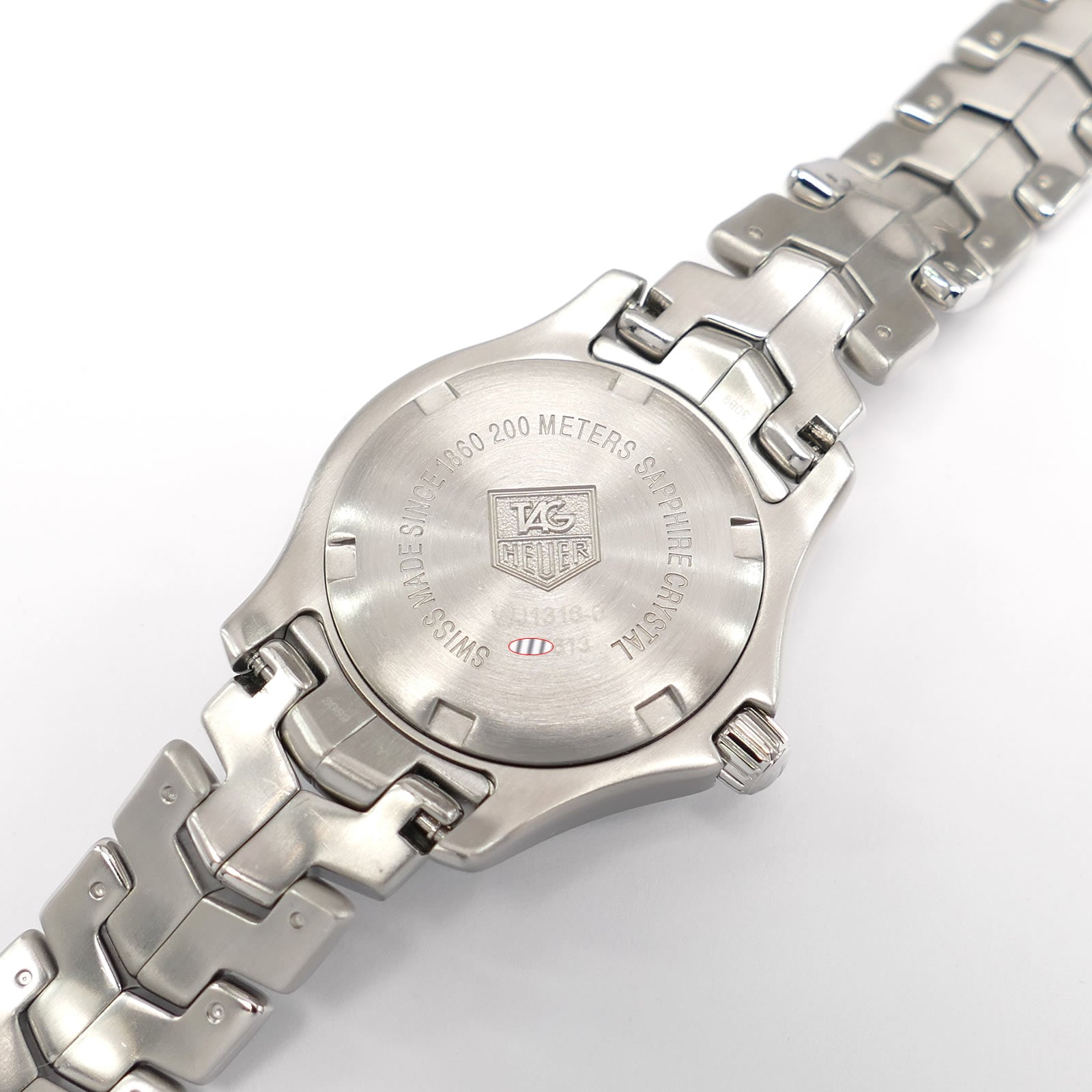 TAG Heuer Link WJ1316-0 stainless steel screw down case back