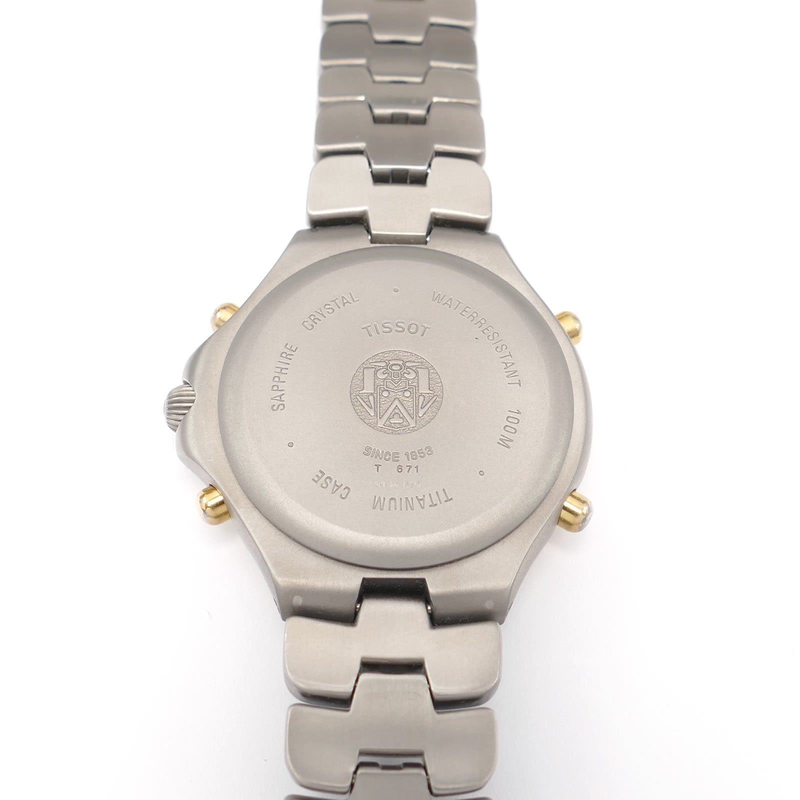 Tissot Titanium T671 case back