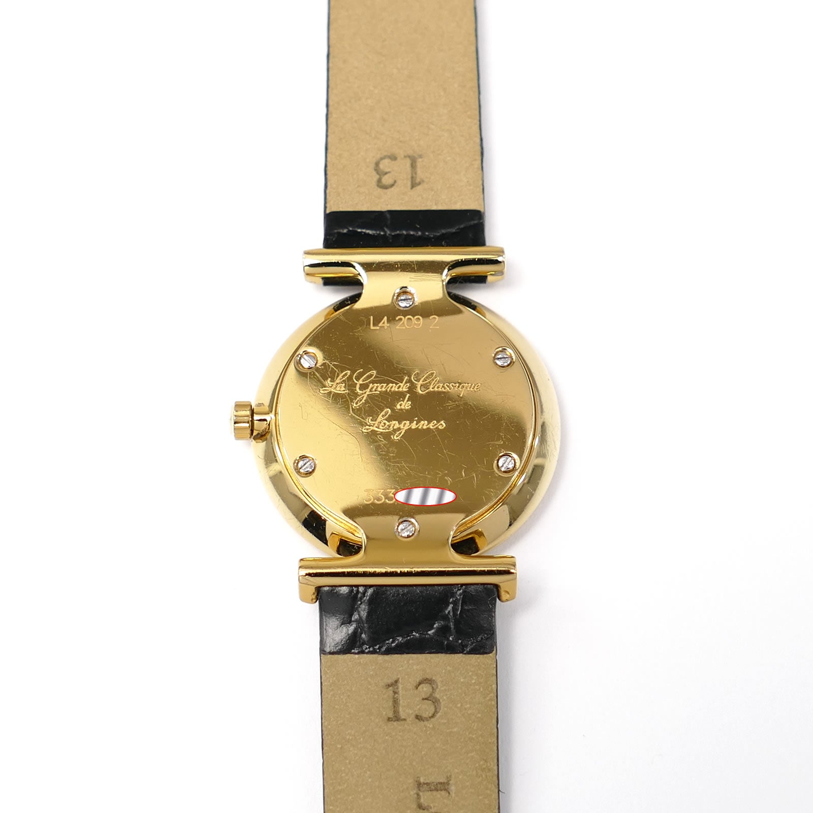 Longines La Grande Classique L4.209.2 gold PVD case back
