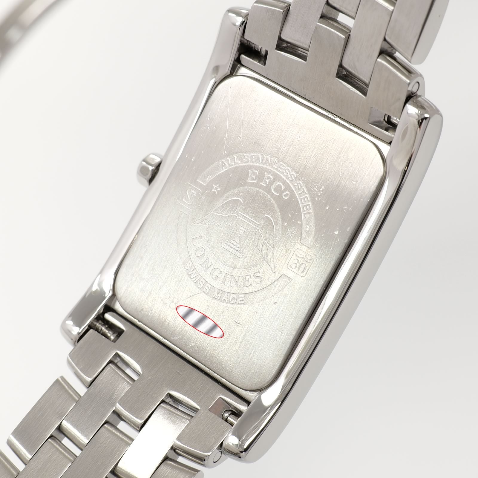Longines DolceVita L5.655.4 stainless steel case back
