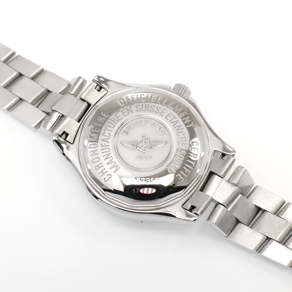 Breitling Colt Oceane A57350 stainless steel screw down case back
