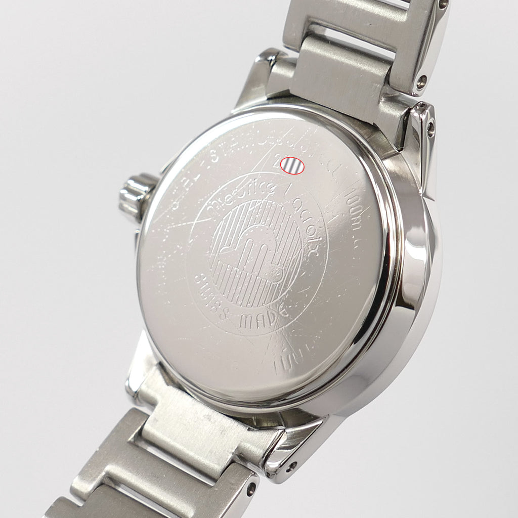 Maurice Lacroix Miros 59749 stainless steel case back