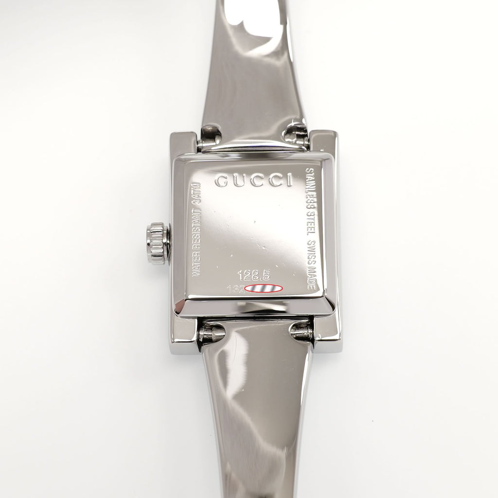 Gucci G-Frame YA128504 Stainless Steel case back