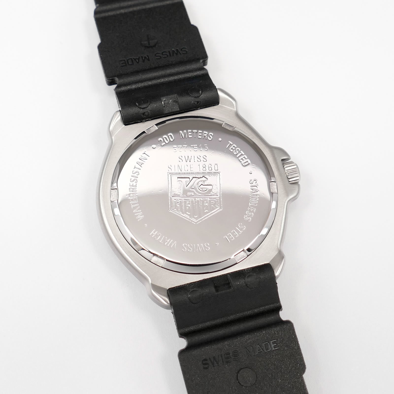 TAG Heuer Formula 1 377.513 stainless steel screw down case back