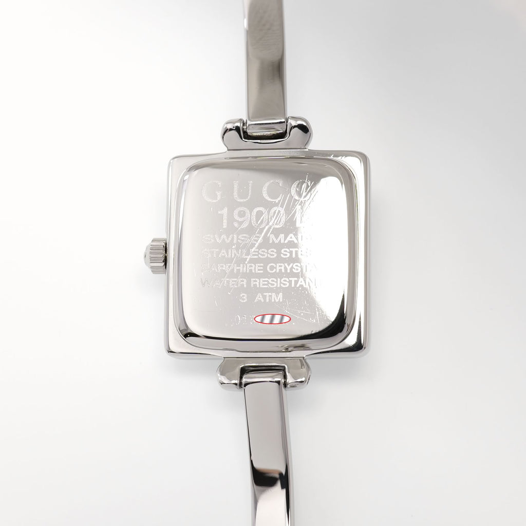 Gucci 1900L Stainless Steel case back