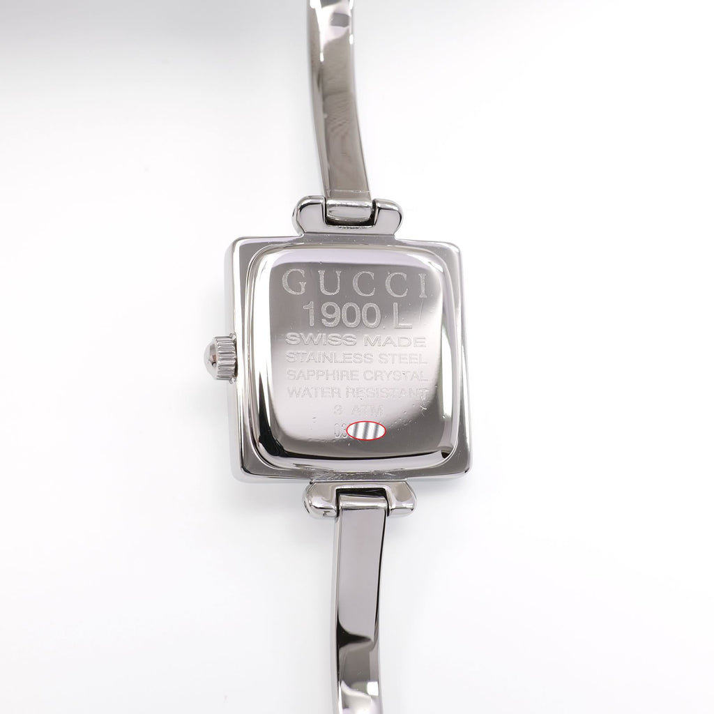 Gucci 1900L Stainless Steel case back