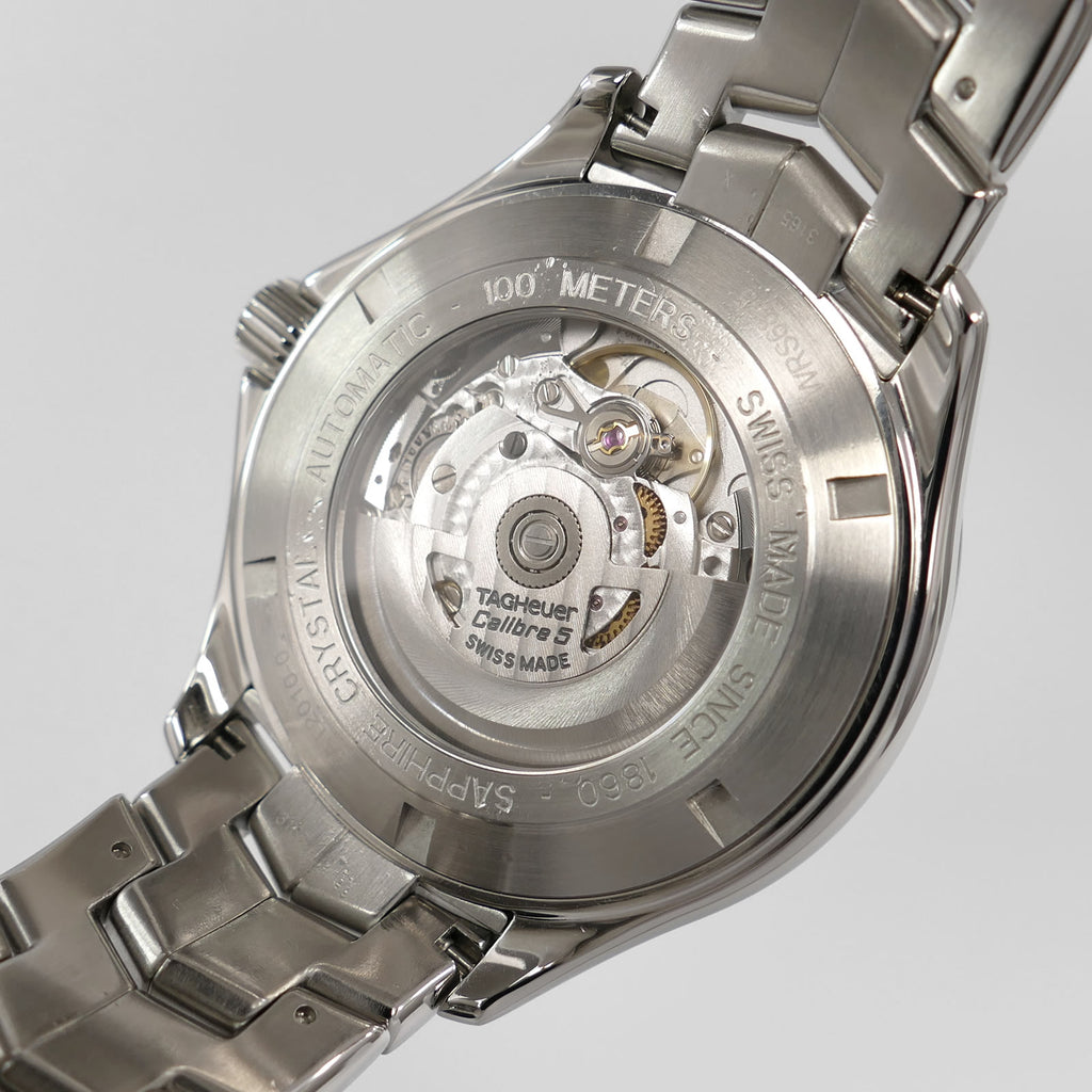TAG Heuer Link WAT2010-0 exhibition case back calibre 5