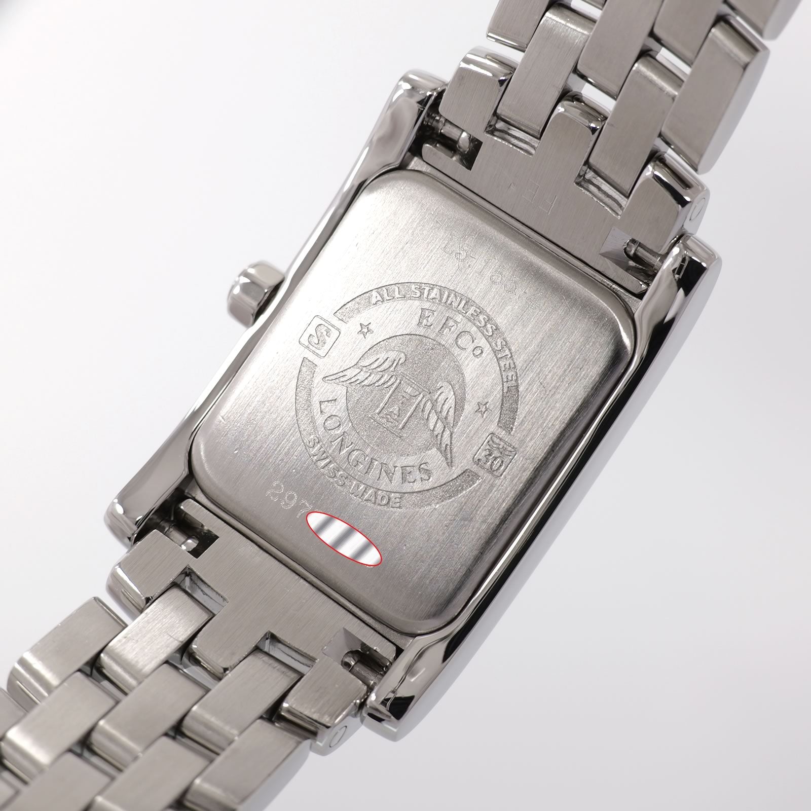 Longines DolceVita L5.155.4 stainless steel case back