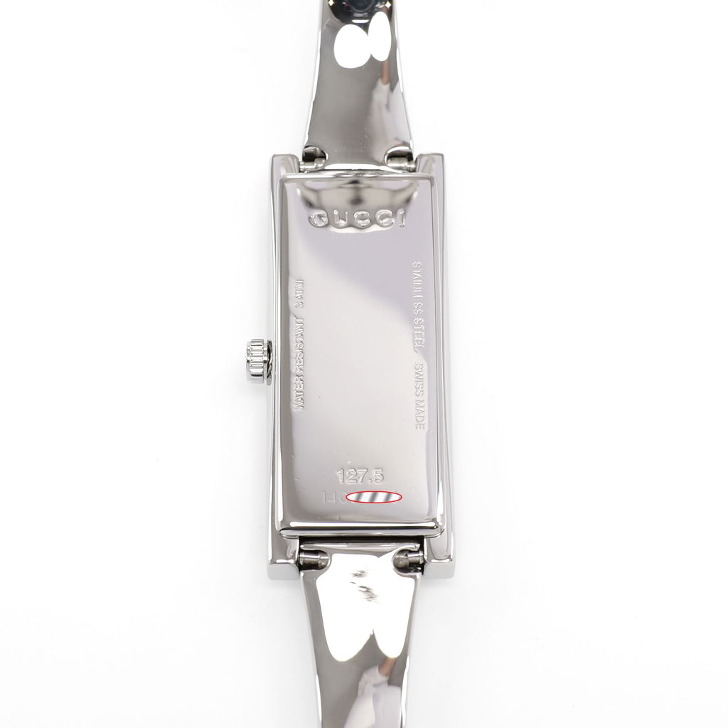 Gucci G-Frame YA127511 stainless steel case back