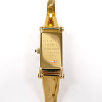 Gucci 1500L 18k Gold Plated case back