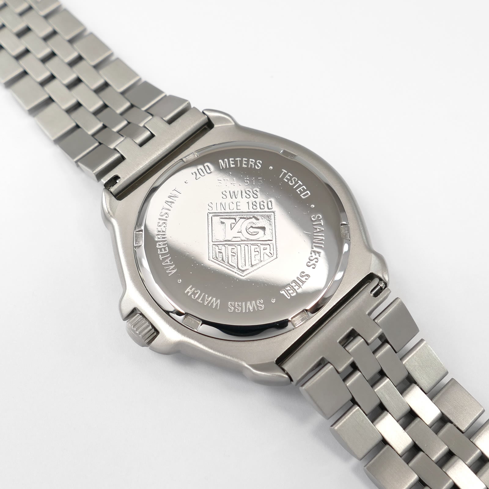 TAG Heuer Formula 1 374.513 stainless steel screw down case back