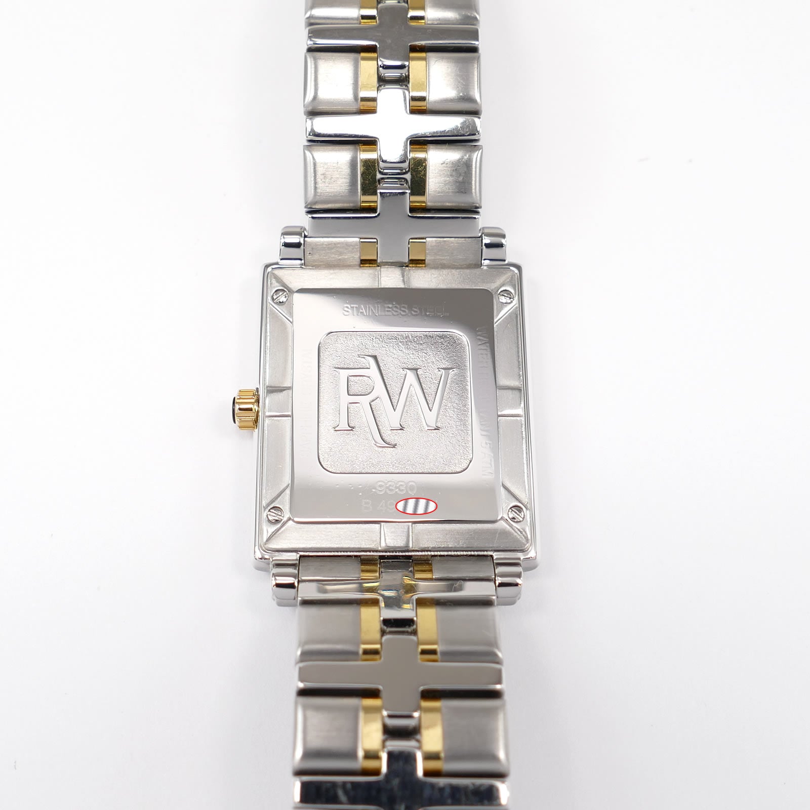 Raymond Weil Parsifal 9330 stainless steel case back