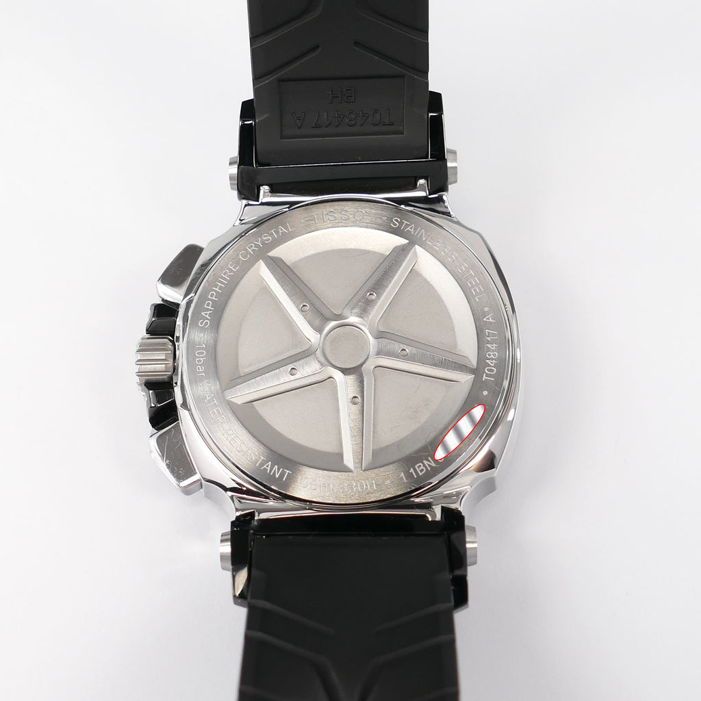 Tissot T-Race T048417A stainless steel case back