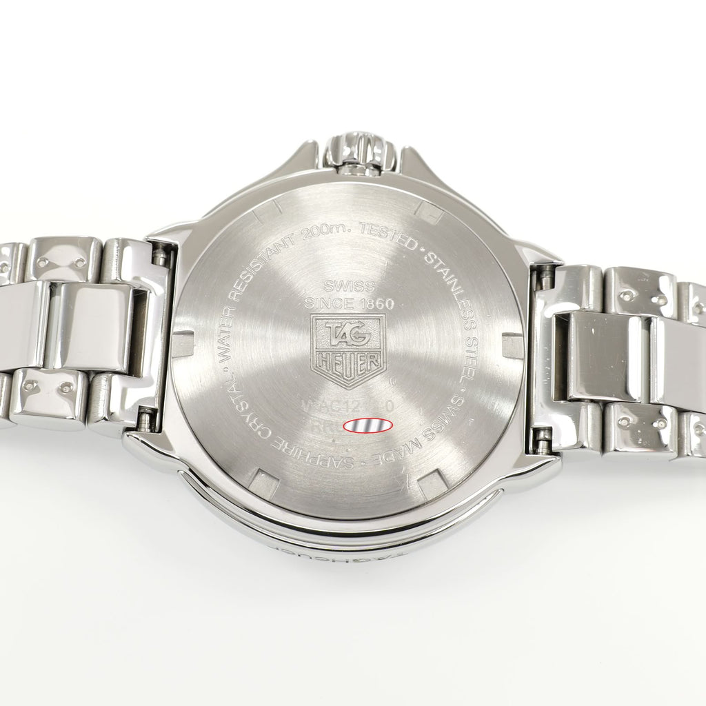 TAG Heuer Formula 1 WAC1216 stainless steel screw down case back