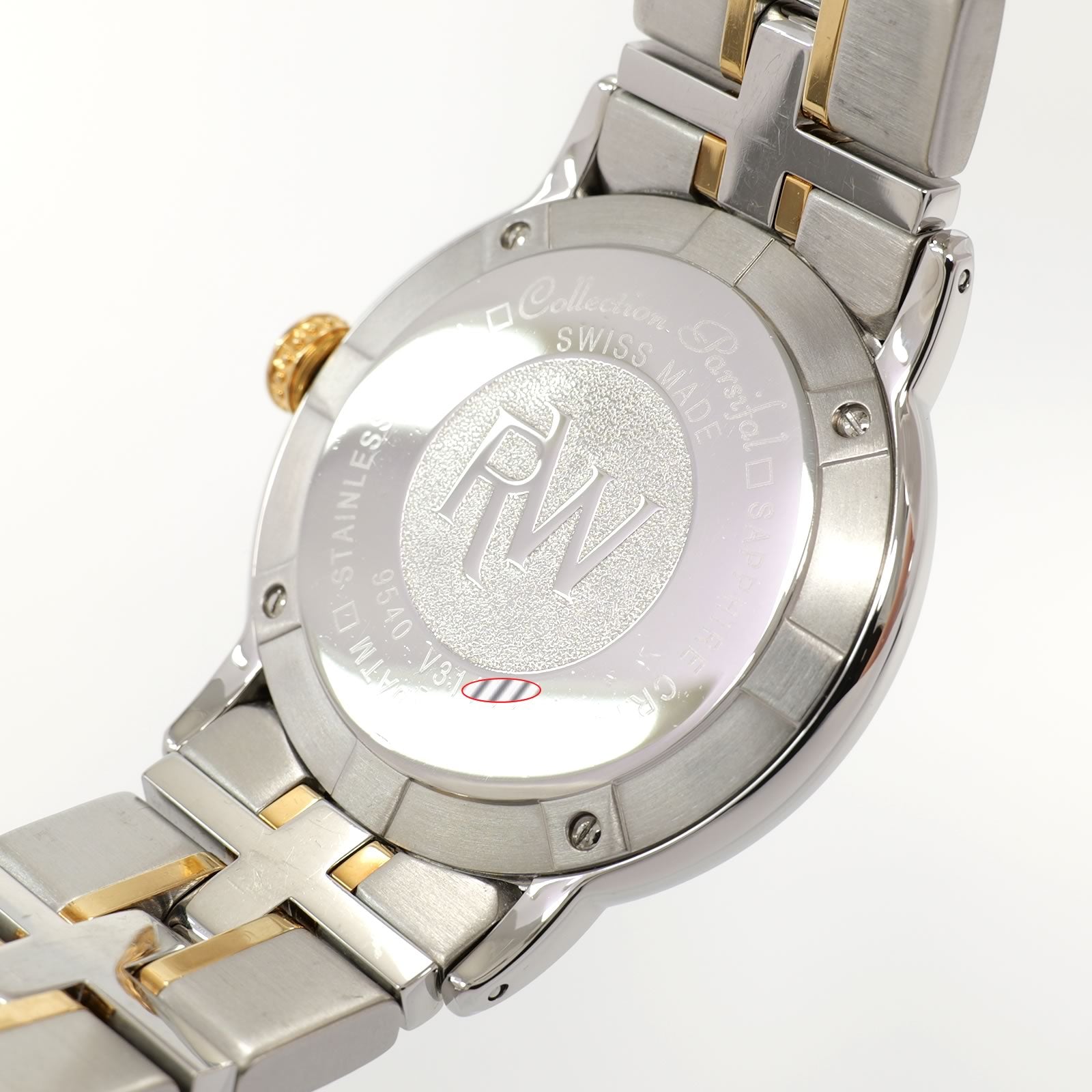 Raymond Weil Parsifal 9540 stainless steel case back