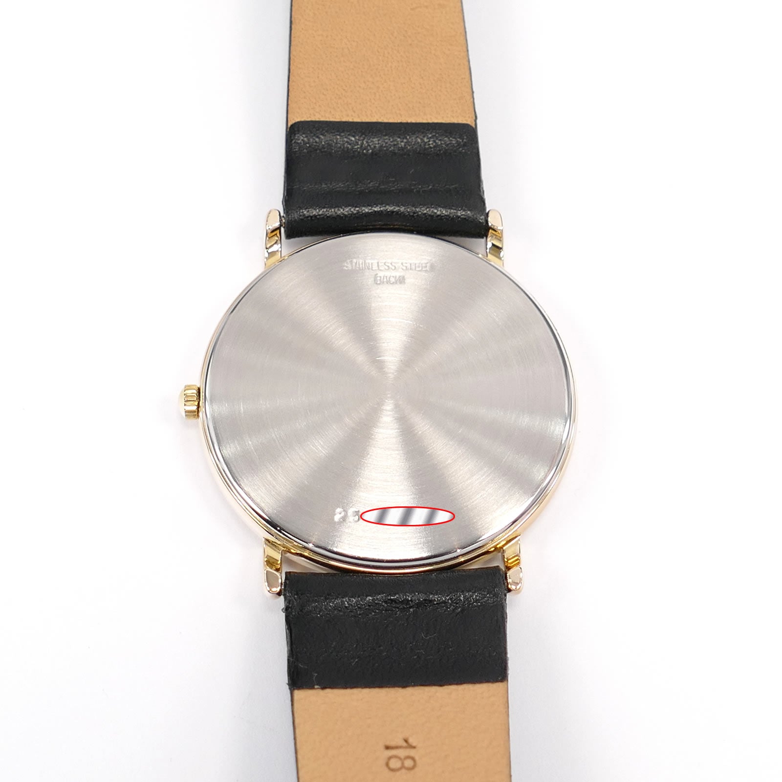 Longines Présence stainless steel case back
