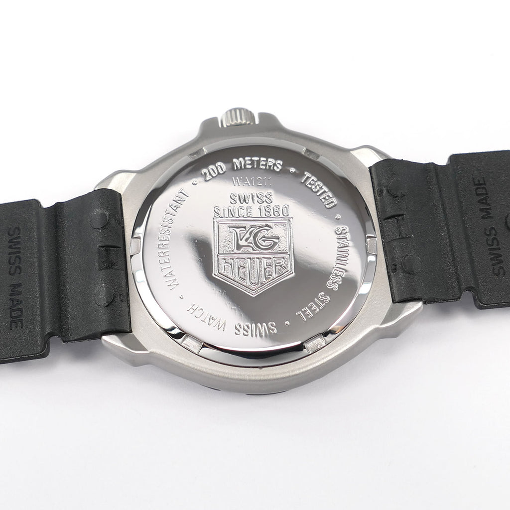 TAG Heuer Formula 1 WA1211 stainless steel screw down case back