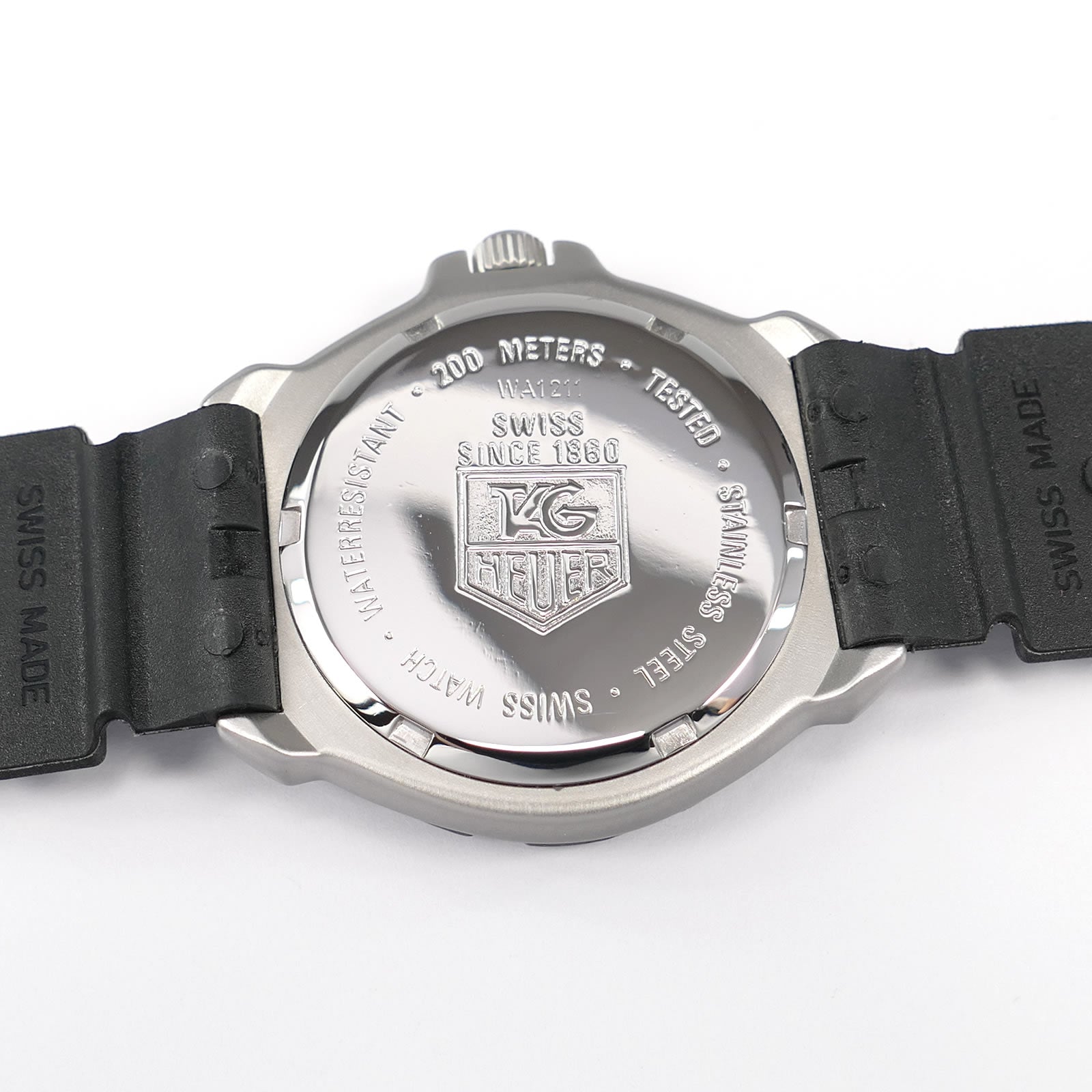 TAG Heuer Formula 1 WA1211 stainless steel screw down case back