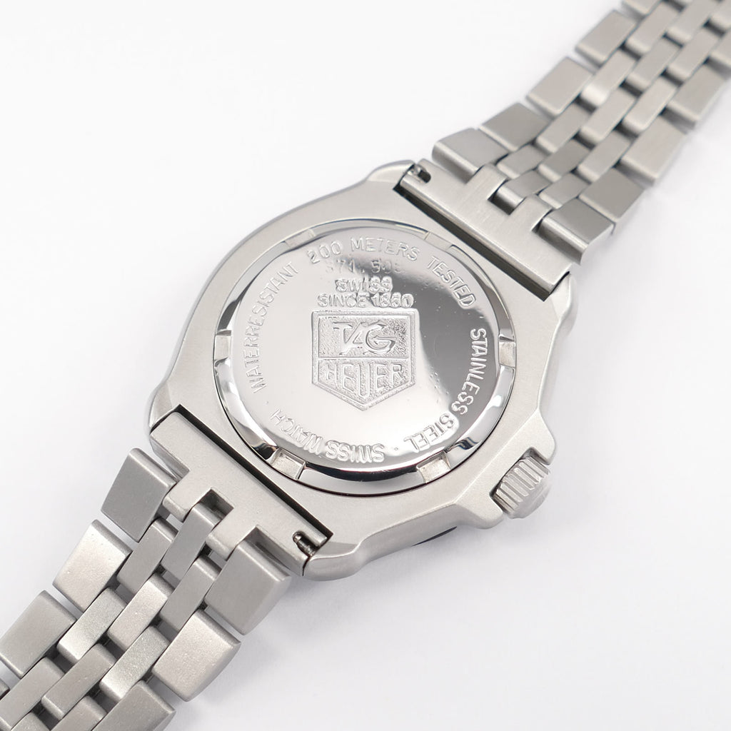 TAG Heuer Formula 1 371.508 stainless steel screw down case back