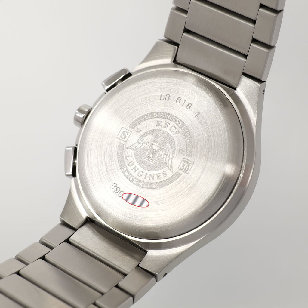 Longines Oposition L3.618.4 stainless steel case back