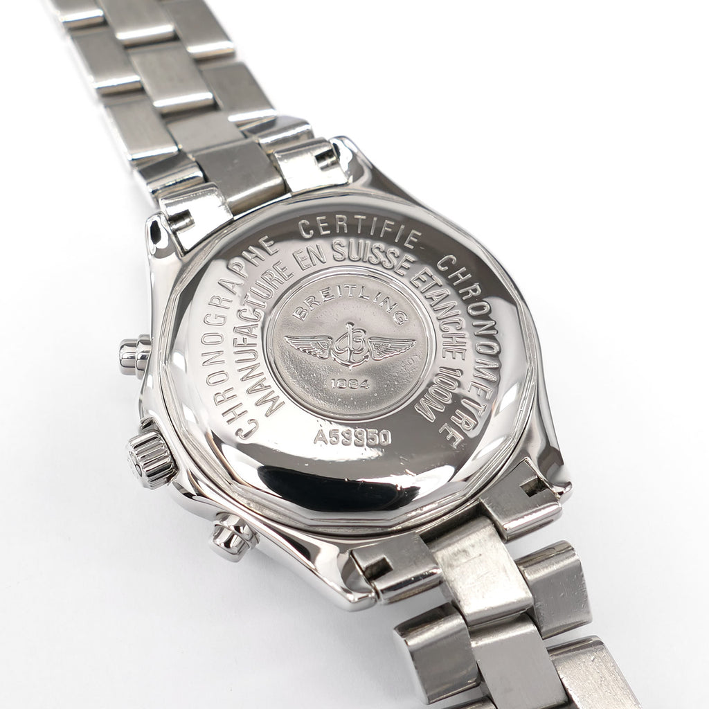 Breitling Colt Chrono Ocean A53350 stainless steel screw down case back