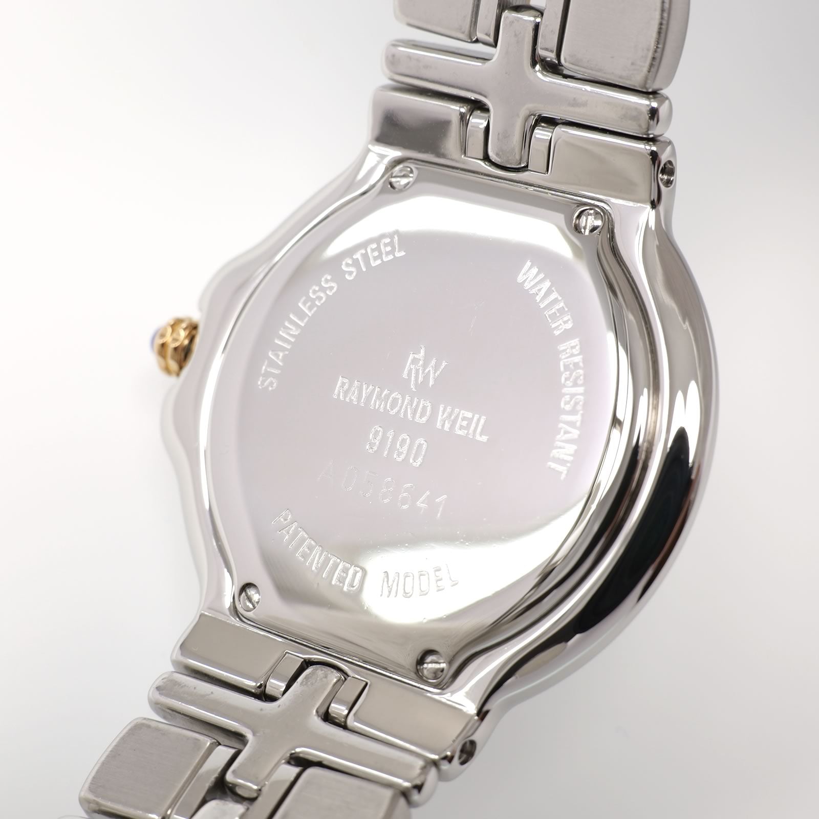 Raymond Weil Parsifal 9190 stainless steel case back